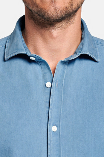 Otis * Chemises en Jean light blue men's denim shirt | MR MARVIS