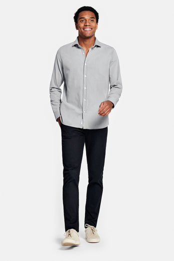 Louis * Chemises en Jean light grey men's denim shirt | MR MARVIS
