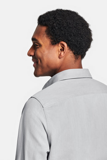 Louis * Chemises en Jean light grey men's denim shirt | MR MARVIS