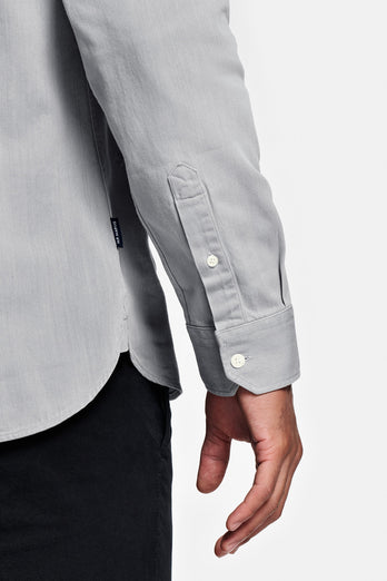 Louis * Chemises en Jean light grey men's denim shirt | MR MARVIS