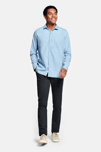Charles * Chemises en Jean ultra light blue men's denim shirt | MR MARVIS