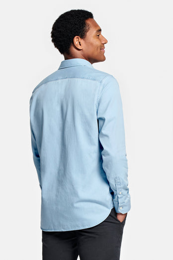 Charles * Chemises en Jean ultra light blue men's denim shirt | MR MARVIS