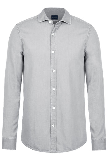 Louis * Chemises en Jean light grey men's denim shirt | MR MARVIS