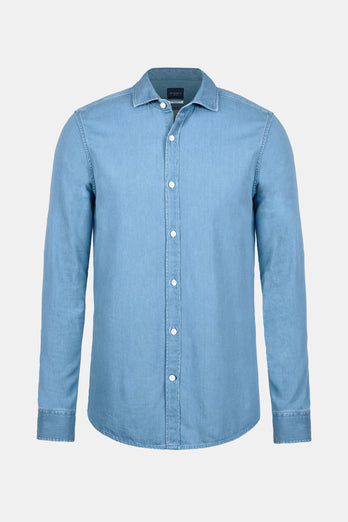 Otis * Chemises en Jean light blue men's denim shirt | MR MARVIS
