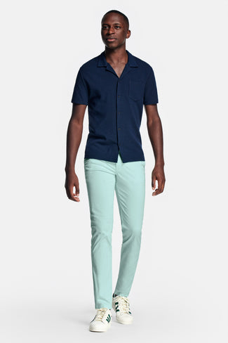 Mints * Chinos mint green stretch cotton men's trousers | MR MARVIS