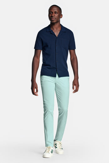 Mints * Chinos mint green stretch cotton men's trousers | MR MARVIS