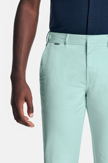 Mints * Chinos mint green stretch cotton men's trousers | MR MARVIS
