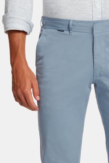 Antarctics * Chinos grey blue stretch cotton men's trousers | MR MARVIS