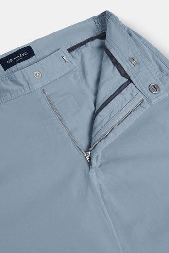 Antarctics * Chinos grey blue stretch cotton men's trousers | MR MARVIS