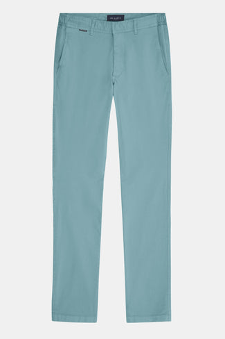 Astons * Chinos blue green stretch cotton men's trousers | MR MARVIS