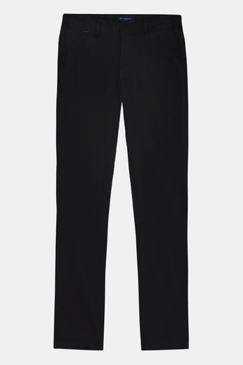 Blackjacks * Chinos black stretch cotton men's trousers | MR MARVIS