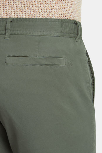 Defenders * Chinos green stretch cotton men's trousers | MR MARVIS