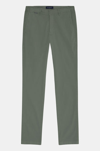 Defenders * Chinos green stretch cotton men's trousers | MR MARVIS