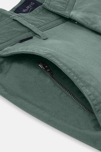 Felsons * Chinos mid green stretch cotton men's trousers | MR MARVIS