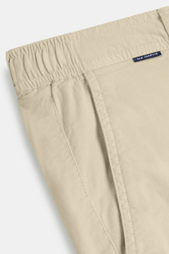 Gazettes * Chinos beige stretch cotton men's trousers | MR MARVIS