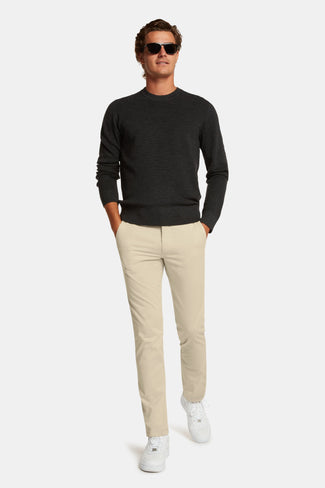 Gazettes * Chinos beige stretch cotton men's trousers | MR MARVIS