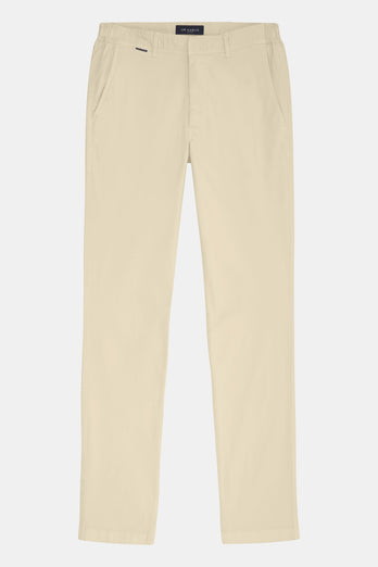 Gazettes * Chinos beige stretch cotton men's trousers | MR MARVIS