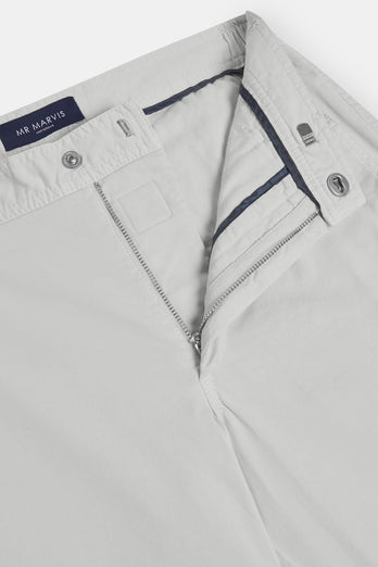 Gullwings * Chinos light grey stretch cotton men's trousers | MR MARVIS
