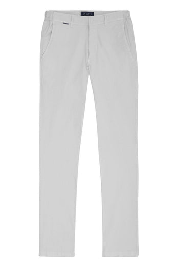 Gullwings * Chinos light grey stretch cotton men's trousers | MR MARVIS