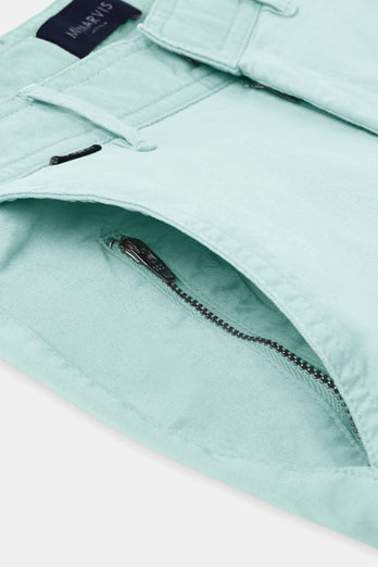 Mints * Chinos mint green stretch cotton men's trousers | MR MARVIS