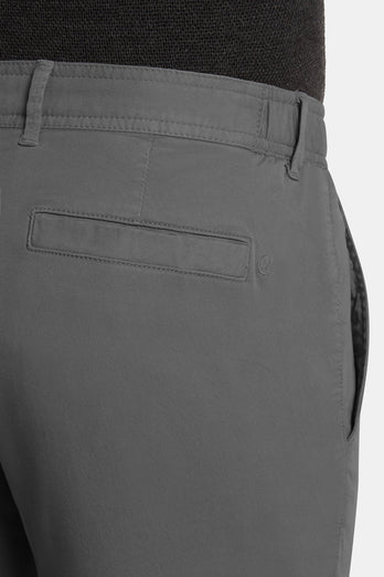 Newmans * Chinos mid grey stretch cotton men's trousers | MR MARVIS