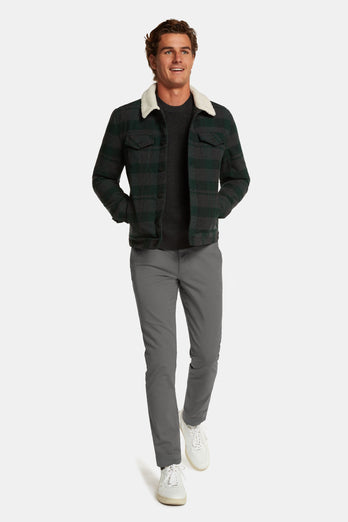 Newmans * Chinos mid grey stretch cotton men's trousers | MR MARVIS