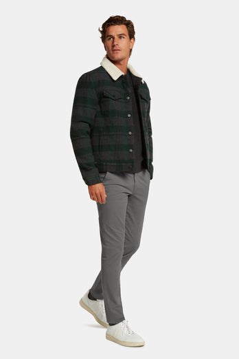 Newmans * Chinos mid grey stretch cotton men's trousers | MR MARVIS