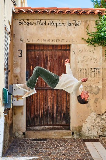 Defenders * Chinos green stretch cotton men's trousers | MR MARVIS