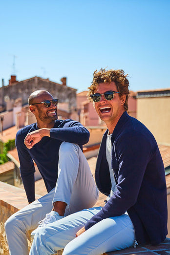 Gullwings * Chinos light grey stretch cotton men's trousers | MR MARVIS