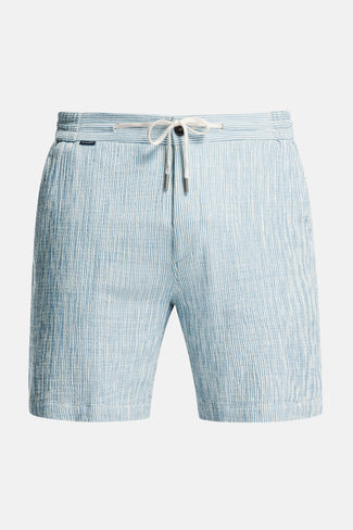 Positano Blues * Shorts en Gaze de Coton