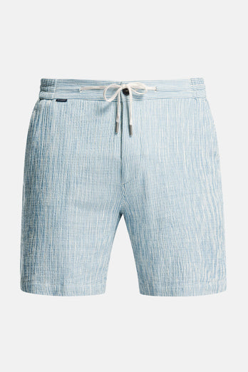 Positano Blues * Shorts en Gaze de Coton