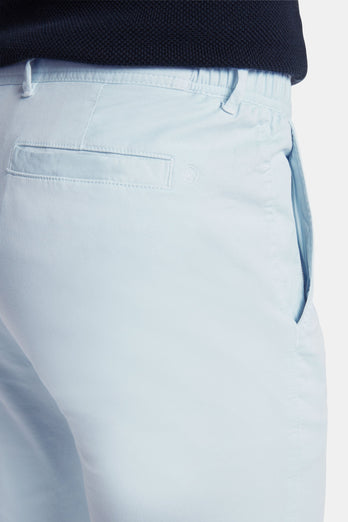 light blue stretch cotton men's trousers | MR MARVIS